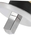 Close-up of stainless steel juicer drive coupling replacement part with durable design for most juicers, easy install, kitchen grade.