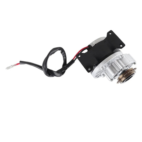 12V 250W DC Brush Motor With Gear Reduction, 2950 RPM, 16 Tooth Sprocket, Aluminum Alloy Shell, Copper Coil for Bicycle and Scooter Upgrades