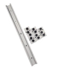 Pro Grade Dual Axis Linear Guide Rail With Built In Aluminum Roller Bearings 28mm SGR10 And SGB10 For Industrial Automation Smooth Precise Motion And Flexible Wheel Options, rail with 3 roller blocks