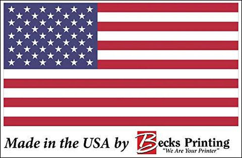 Key drop envelopes, 6x9 in white with gummed seal, pack of 100 for auto repair shops, Made in USA by Becks Printing