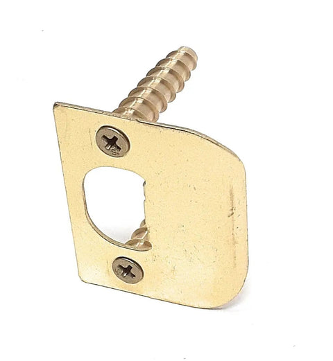 Heavy Duty 20 Pack Stripped Screw Hole Repair Kit With Premium Metal Wall Anchors For No Sweat Door And Cabinet Hinge Fix Straight Up Permanent Thread Restorer Short 1.5 Inch Design, brass hinge screw with anchor.
