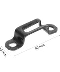 Invisible Furniture Connectors Set for Cabinets and Wardrobes, Hidden Fasteners with Manganese Steel Build, Two-in-One Connectors for Easy Assembly, No Visible Screws, Perfect for Cabinets, Boxes, and DIY Home Projects, 40mm steel connector