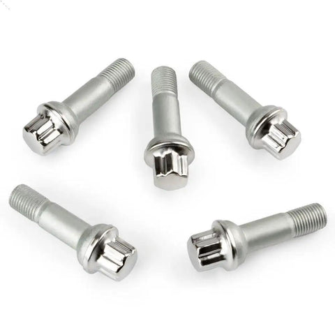 Upgrade Your Ride With A Cool 5X Chrome Wheel Lug Bolt Kit For Mers Des Benz W220 W204 And More To Rock Those Wheels Hard