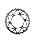 48T 50T 52T Rear Sprocket For Dirt Bikes - Fits CR125R CR250R CRF250F CRF450X CRF450RX SL230 XR230 XR650R, Beefy Heavy Duty Chain Drive Gear, Easy Install, Ultra Reliable Performance. Black rear sprocket, lightweight alloy, for dirt bike chain drive