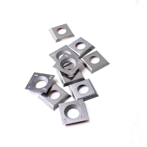 10 Pack 14mm Carbide Inserts Heavy Duty Workhorse Replacement Blades For Spiral Planer And Helical Jointer Pro Level Precision Edges