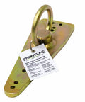 Bull Ring Roof Anchor Reusable For Flat Roofs With Wooden Structures Quick Setup And Fall Arrest Restraint System Positioning Applications Zinc Plated Steel OSHA And ANSI Compliant.