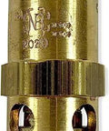 Brass safety pressure relief valve with ring, 1/4 in NPT threads, replacement for Ingersoll Rand