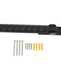 Solid Choice Doorway Flip Up Grab Bar with anti-slip grips and installation screws for stair assist safety, supports 300 lbs.