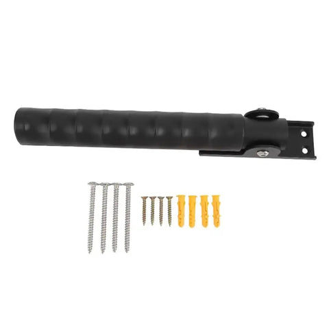 Solid Choice Doorway Flip Up Grab Bar with anti-slip grips and installation screws for stair assist safety, supports 300 lbs.