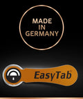 EasyTab for Zinc Air Hearing Aid Batteries Size 312 with made in Germany label, ensuring quality and reliability.