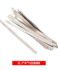 Adjustable Battery Spot Weld Jig For 18650 And 26650 Cells With Flexible Array Layout And Hella Tough High Density Bakelite Rig For Your Custom Power Pack Builds metal nickel strips 0.1*4*100mm for battery connections