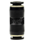 Push To Connect Pneumatic Fitting Three Eighths Inch Straight Quick Adapter For Air Water And Vacuum With Zero To One Hundred Fifty Psi