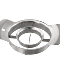 Pomegranate Must Have Deseeder And Pulp Separator Set In 304 Stainless Steel with an anti-slip base, top view