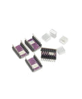 CNC Shield V3 Expansion Board With GRBL Controller Support And Solid DRV8825 Stepper Drivers For Easy No Sweat 3D Printing And Engraving Upgrades Right Now featuring four DRV8825 drivers and aluminum heat sinks.