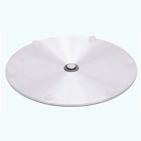 Bottom view of Rotating Lazy Susan Turntable For Kitchen And Dining Table With Tempered Glass 360 Degree Revolving Serving Tray