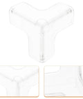 16 Piece PVC Table Corner Protectors Adhesive Corner Guards For Furniture Edge Safety Clear Transparent Bumper Shields