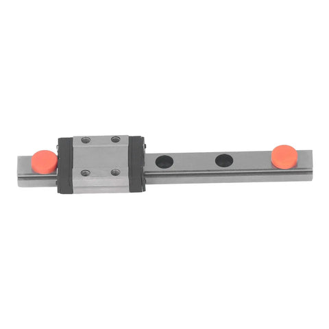 MGN9C Linear Guide Rail Miniature Slide for miniaturized equipment with bearing steel block, 1.86kN load capacity, 100mm travel.