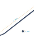Hexagonal Connecting Bar Sleever Line Up Bar 36 Inch Steel Crowbar For Prying And Aligning With Chisel End Mn Steel Heavy Duty Pry Tool