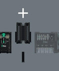 Modular Micro 21-Piece Tool-Check Bit Set With Bit-Holding Screwdriver displayed with hex drive and quick-change bits.