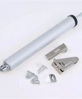 Slam-Free Pneumatic Door Closer Kit With 35Kg Capacity Adjustable Speed And Soft Close Action Stops Door Slams with mounting hardware