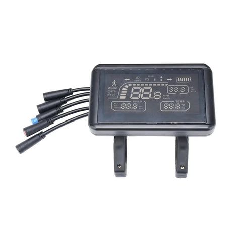 Upgraded Electric Scooter Dashboard Display Panel With Slick Speed Gear And Power Modes Indicators front view