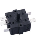 Two Pack Rotary Switch 125 250 VAC 16A Four Position Three Speed Heater Switch With Knob Latching Action For Electric Heaters And Fans