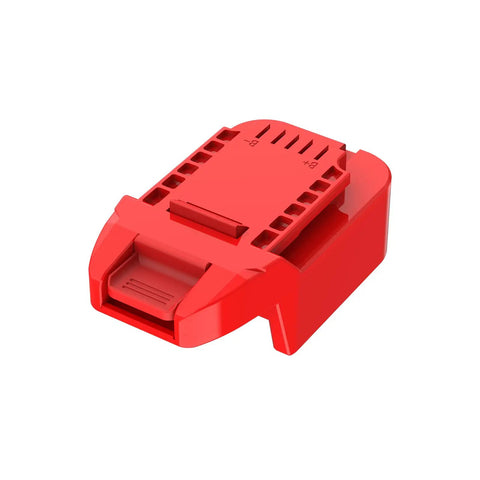 Red Adapter For Bauer 20V Cordless Tools To Run Milwaukee M18 Red Slider Lithium Batteries, Adapter Only, Not For Charging