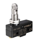 SPDT Micro Limit Switch Panel Mount Roller Plunger 1NO 1NC Screw Terminals IP40 Protection 380V 15A Rating