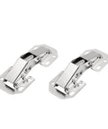 Rotating Concealed Cabinet Hinges For Doors No Drill Invisible Hinge With Hydraulic Action Cold Rolled Steel Durable Hardware