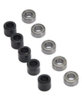 Pro Grade Steel Router Bit Bearing Guide for Smooth Precise Cuts, Bottom Mounted Bearings, durable and stable supports
