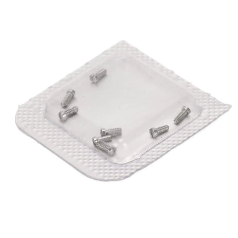 Premium Micro Watch Back Cover Screws Stainless Steel Heavy Duty Precision Watch Repair Kit in 3mm size, 8 screws pack.