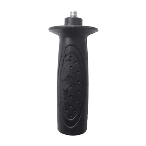 Ergonomic Side Handle for Angle Grinders with a Grip That Holds like Glue utilizes 10Mm thread, made of rubber for secure grip.