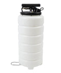 Must-Have 15L Oil Extractor Pump For Quick Auto Fluid Changes! White tank with handle and valve for easy fluid transfer.