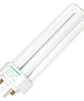 10 Pack 42 Watt 4100K GX24q4 Four Pin Triple Tube Compact Fluorescent Lamp Dimmable with Electronic Ballasts 3200 Lumens Bright