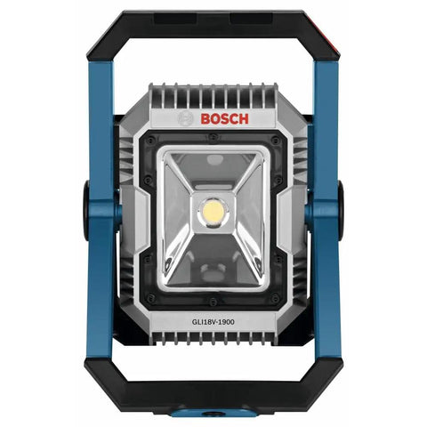 Front view of 18V LED Flood Light Bare Tool With 1900 Lumens, Ultra Bright On Demand, Adjustable Brightness, Long Runtime