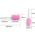 Heavy Duty Abrasive Mounted Stone Points Rotary Tool Bits For Electric Grinding And Polishing Chrome Corundum Cylinder Head Kits 8mm to 27mm pink stones.