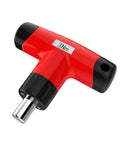 Jiawu 3Nm T Handle Preset Torque Wrench With Click Mechanism And Bits for precise tightening in home workshop.