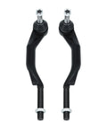 Front Outer Tie Rod End Kit for Left and Right Steering, 16mm Thread Driver and Passenger Sides, OE OEM Compatible Replacement for Precise Handling, Beefed Up Durability, Road Ready, Easy to Install, pair of black steering parts