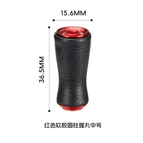Upgrade Your Fishing Game With These Soft Rubber Handle Knobs For Spinning And Baitcasting Reels Featuring Ultra Light Bearings And Anti Slip Grip For Better Bass And Trout Handling, 15.6mm x 36.5mm