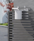 Two Pack Stainless Steel Slide Gate Roller Guide With Three Inch Nylon Rollers, L-Shaped Bracket And Adjustable Bolts For Sliding Gates