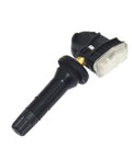 Straight Plug And Play Tpms Tire Pressure Monitoring Sensor 13506028 13598773 for Buick and Cadillac with black rubber design.