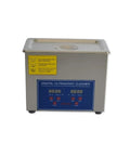 Heavy Duty 3 Liter Ultrasonic Cleaner With Digital Timer And 40 Khz Vibration Frequency Stainless Steel Deep Wash Basin.