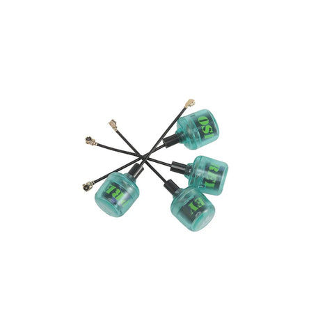 2 Pack 2.8dBi LHCP 99% Radiation Efficiency 5.8 GHz RP-SMA Antennas For FPV HD Racing Drones Quadcopter 40mm IPEX UFL RC Blue