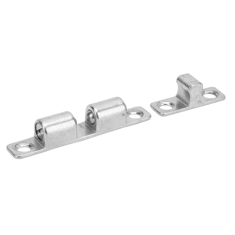 Rock-Solid 316 Stainless Marine Door Catch With Ball Tension Roller, 60mm, Rust-Resistant Cabinet Holder For RV Yacht And Boat Interiors