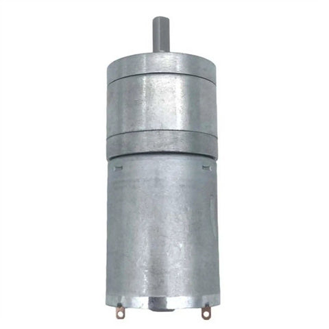 Top Tier 25 Gauge Geared Motor DC 6V 12V 24V Electric Gearbox for Robotic and Industrial Automation, metal design, high torque