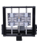 Front view of 1610 Pro Mini CNC Router Kit 3 Axis Desktop GRBL Control DIY Engraver with USB interface and frame for beginners.