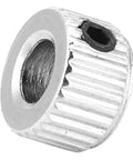 Lockin Shaft Collar Kit 10 Pcs 5.1mm Electroplate Ferronickel Ring close-up view, showing pattern and secure locking feature.