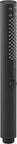 Shift Round Two-Function Handshower With Full-Coverage Spray And Targeted Massage Modes, 2.5 GPM Matte Black Finish, vertical view