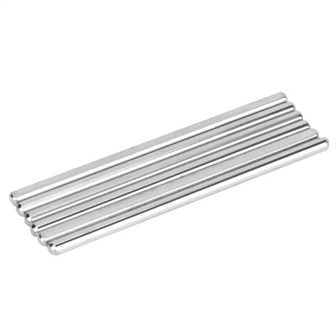 6 Pieces 100mm Stainless Steel D Hole Shaft Axles For Wheels Gears And Drive Systems Beefed Up Secure Replaceable DIY Robot Parts