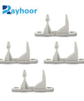 4 Pack Washer Door Striker Replacement For Most Top Load Washers Easy Install Durable Latch That Replaces AP3580441 white plastic top-load washer striker set
